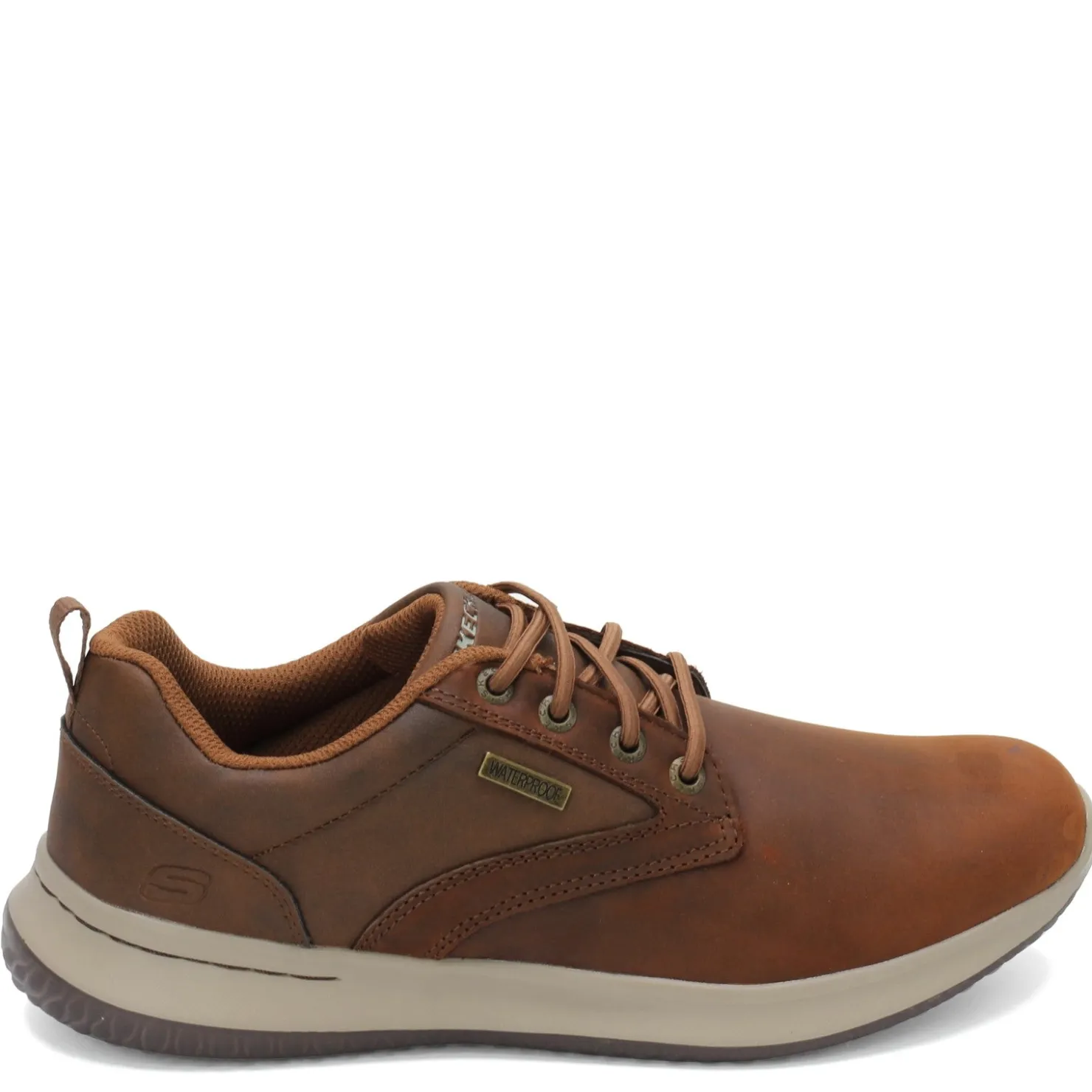 Fashion & Street*Skechers Men's , Delson - Antigo Slip On Shoe Brown