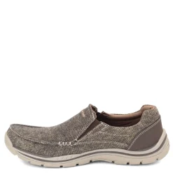 Slip-On Shoes*Skechers Men's , Expected - Avillo Slip-On Dark Brown