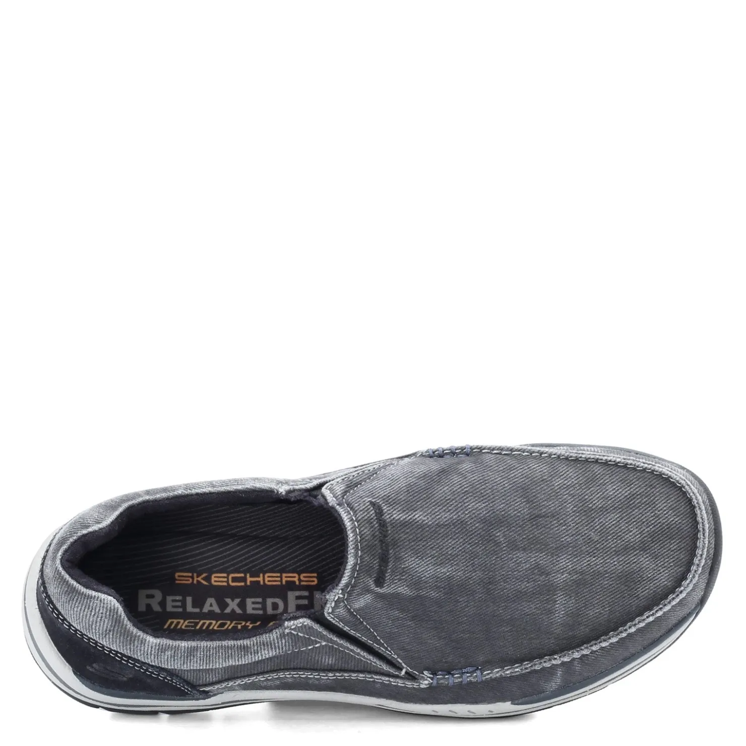 Slip-On Shoes*Skechers Men's , Expected Avillo Slip on Shoe Wide Width Black