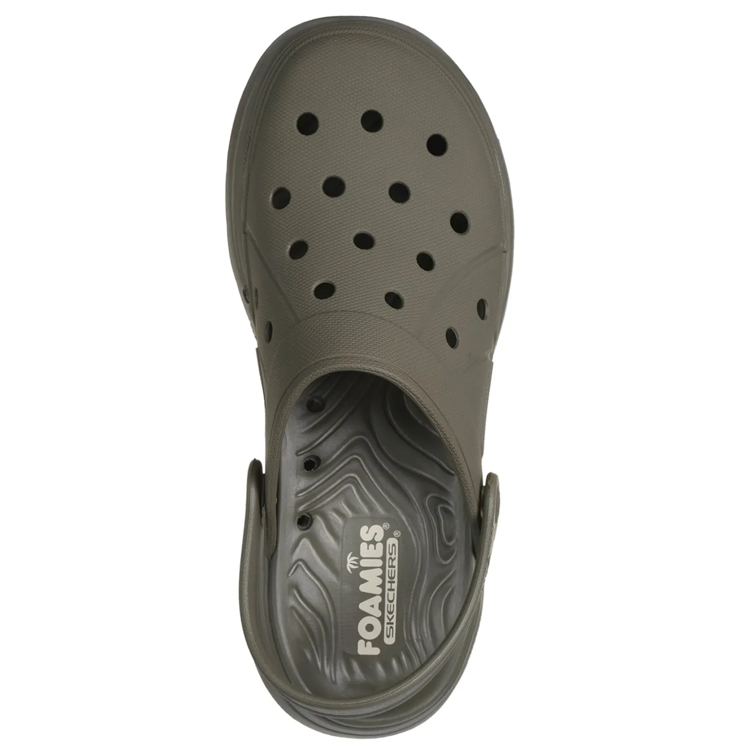 Clogs*Skechers Men's , Foamies: GO WALK 5 - Legendary Clog Olive