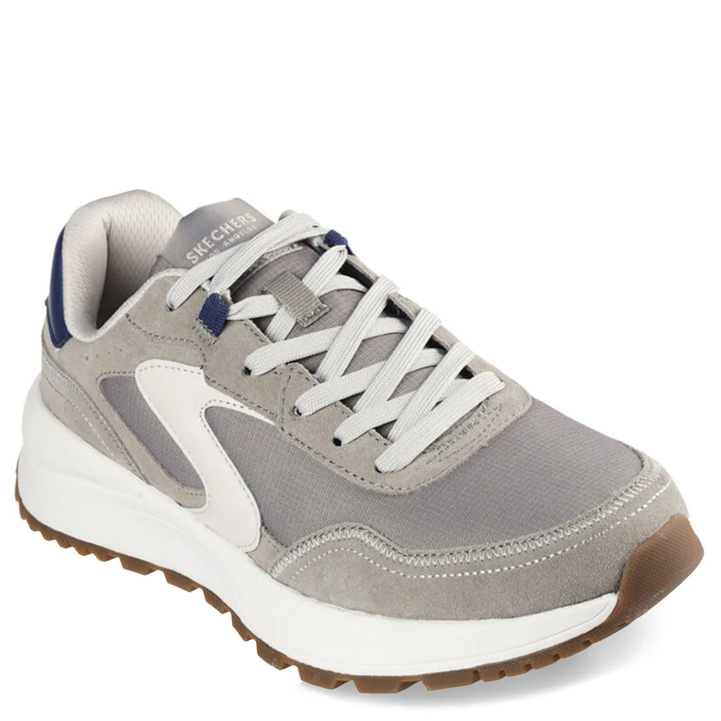 Sneakers & Athletics*Skechers Men's , Fury - Retro Jogger Sneaker Taupe Suede