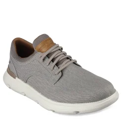 Oxfords*Skechers Men's , Garza Romano Oxford - Wide Width Taupe