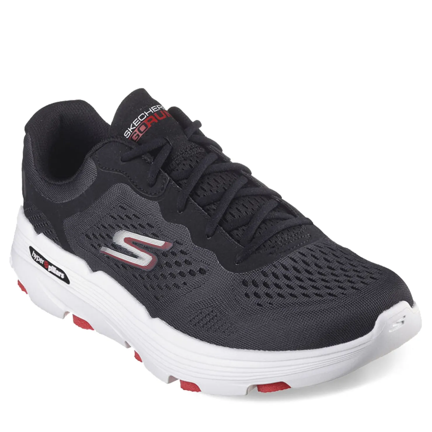Sneakers & Athletics*Skechers Men's , GO RUN 7.0 Running Shoe Charcoal Black Red