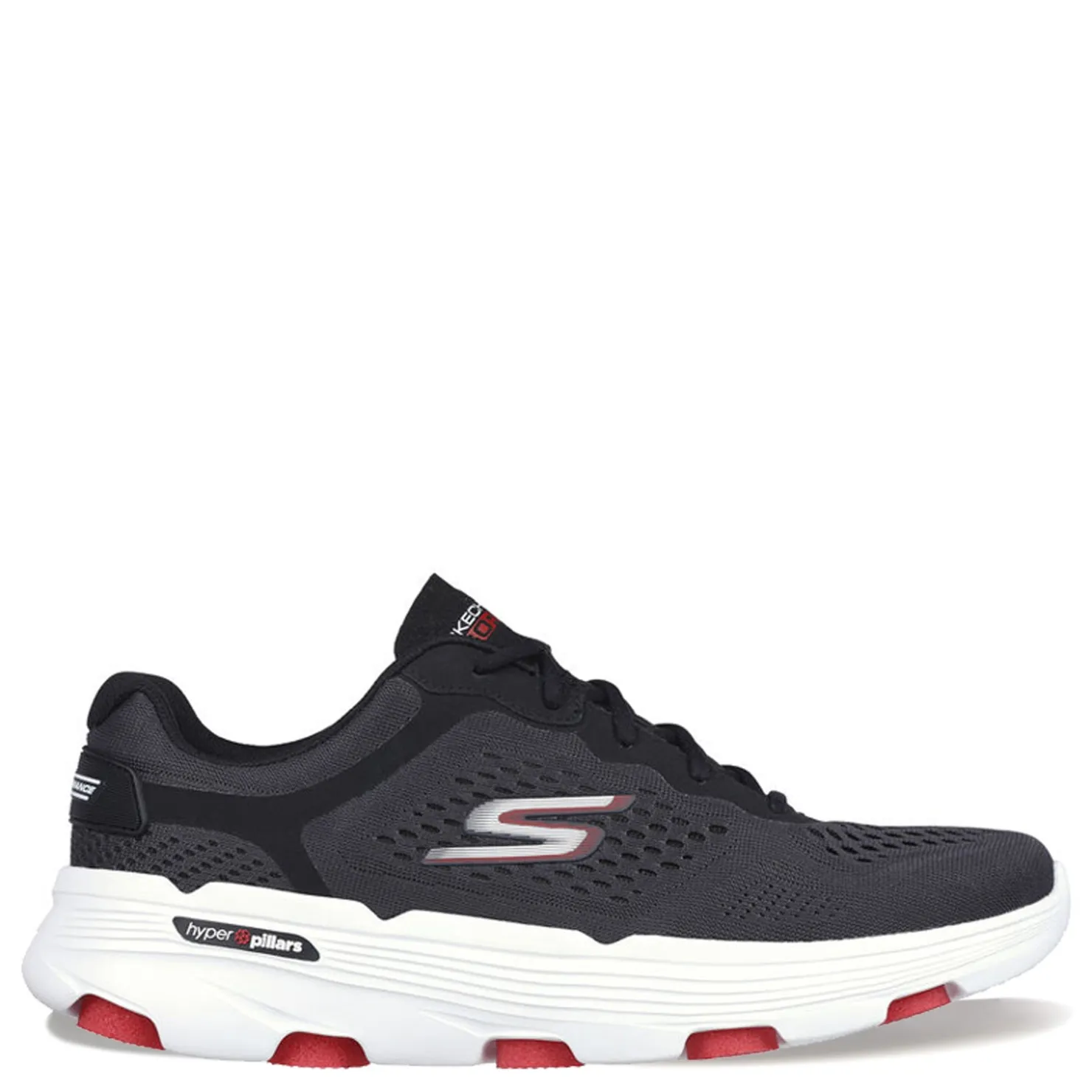 Sneakers & Athletics*Skechers Men's , GO RUN 7.0 Running Shoe Charcoal Black Red