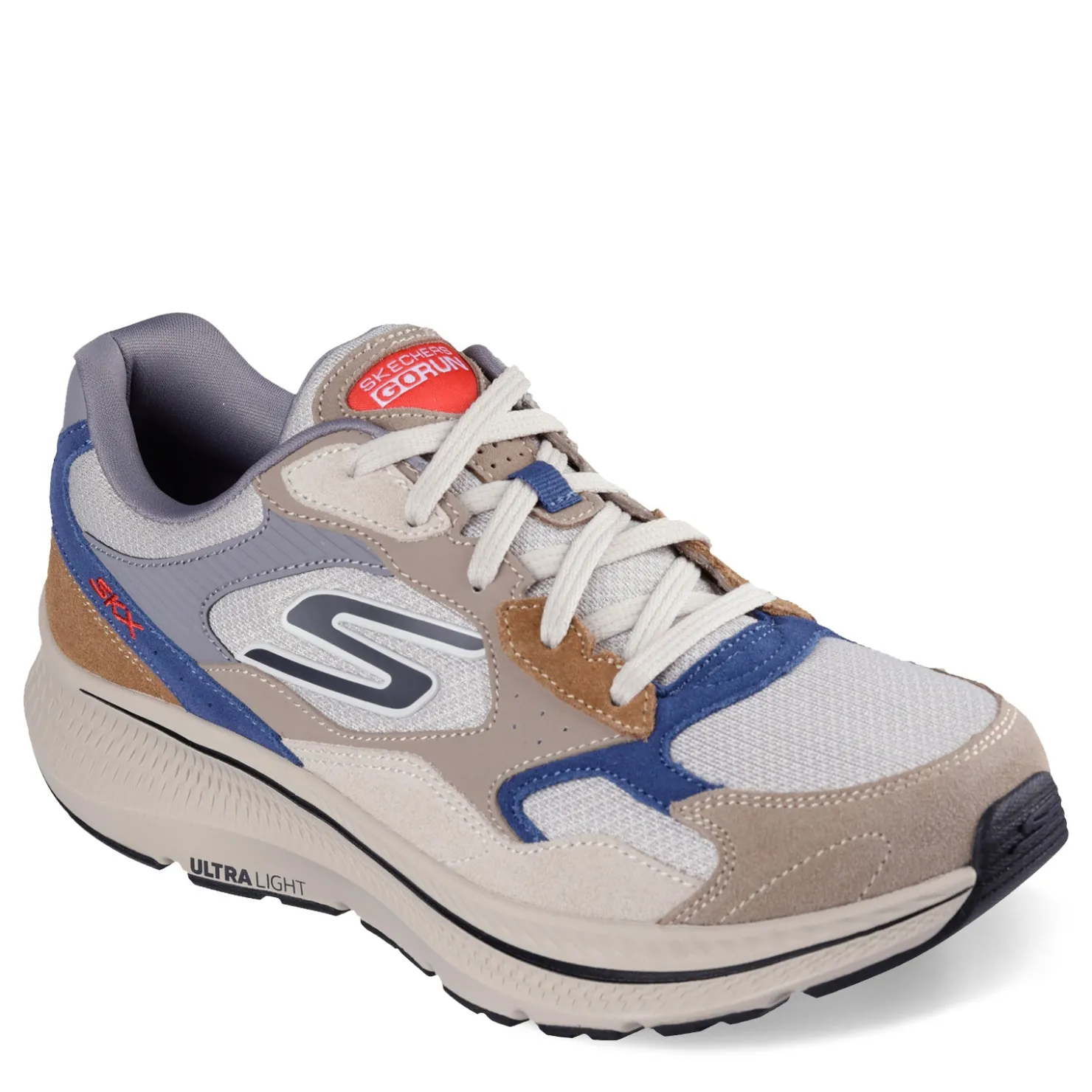 Sneakers & Athletics*Skechers Men's , GO RUN Consistent 2.0 - Retro Runner V1 Sneaker Taupe Multi