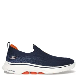 Sneakers & Athletics*Skechers Men's , GO WALK 7 Sneaker Navy And Orange