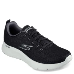 Walking*Skechers Men's , GO WALK Flex - Quota Walking Shoe Black Gray