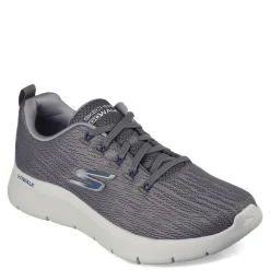 Sneakers & Athletics*Skechers Men's , GO WALK Flex - Quota Walking Shoe Charcoal/Navy