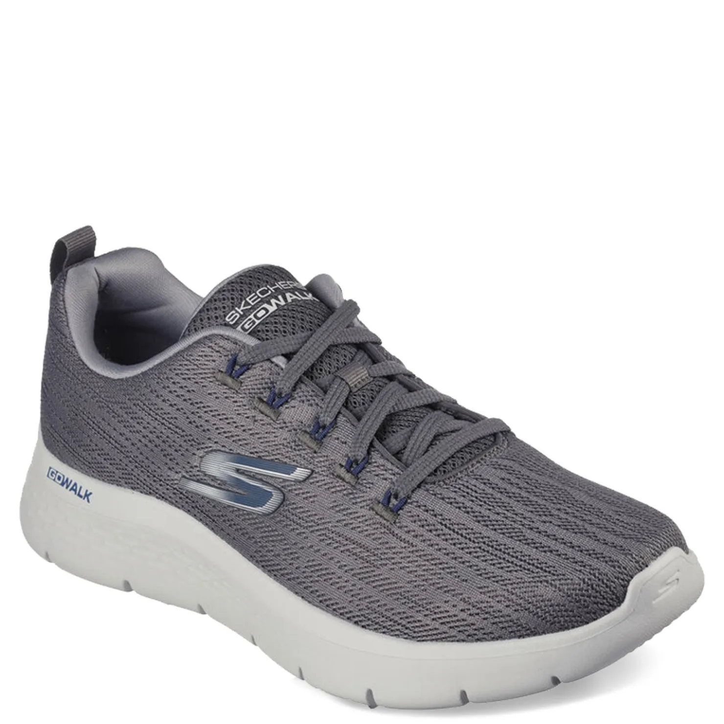 Sneakers & Athletics*Skechers Men's , GO WALK Flex - Quota Walking Shoe Charcoal/Navy