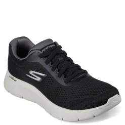 Sneakers & Athletics*Skechers Men's , GO WALK Flex - Remark Walking Shoe Black Grey