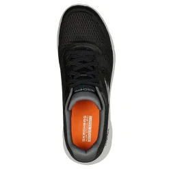 Sneakers & Athletics*Skechers Men's , GO WALK Flex - Remark Walking Shoe Black Grey