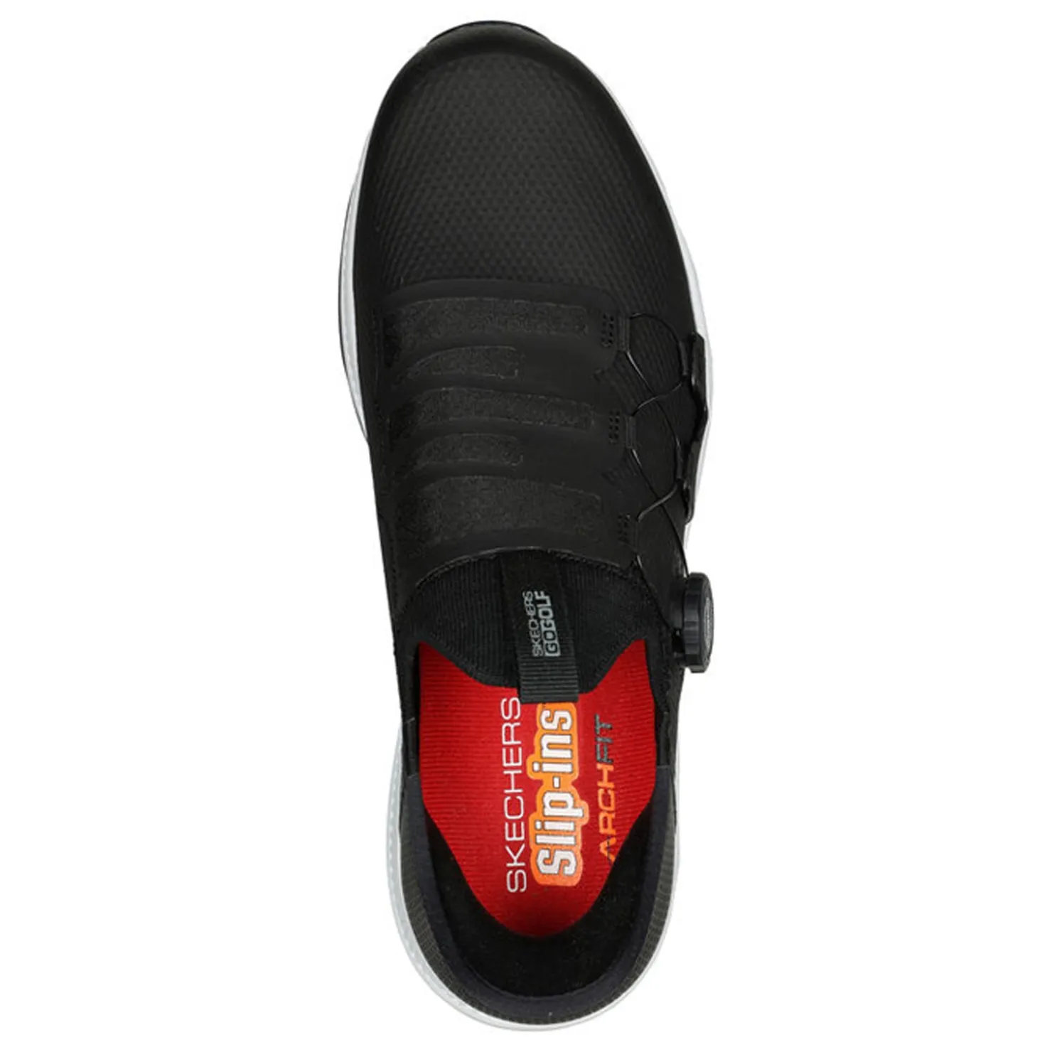 Sneakers & Athletics*Skechers Men's , GOgolf: Elite 5 - Slip 'In Golf Shoe Black/White