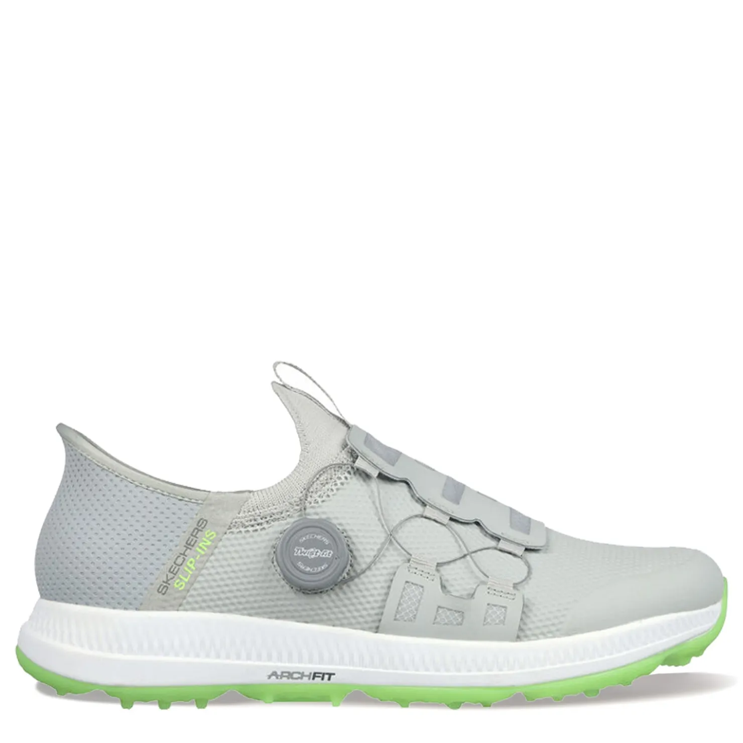 Sneakers & Athletics*Skechers Men's , GOgolf: Elite 5 - Slip 'In Golf Shoe Grey/Lime