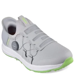 Sneakers & Athletics*Skechers Men's , GOgolf: Elite 5 - Slip 'In Golf Shoe - X-Wide Width Grey/Lime