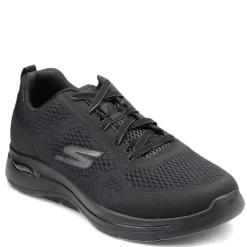 Walking*Skechers Men's , GOwalk Arch Fit - Idyllic Sneaker - Wide Width Black/Black