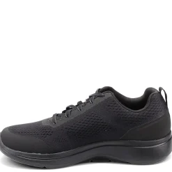 Walking*Skechers Men's , GOwalk Arch Fit - Idyllic Sneaker - Wide Width Black/Black