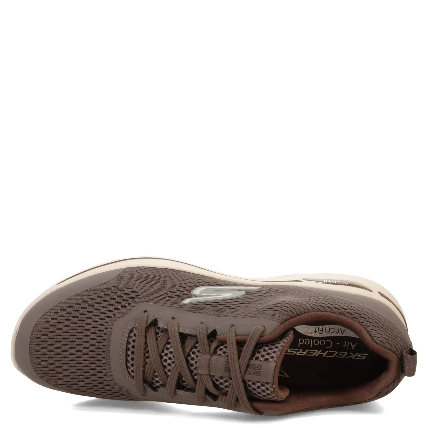 Walking*Skechers Men's , GOwalk Arch Fit - Idyllic Sneaker - Wide Width Taupe