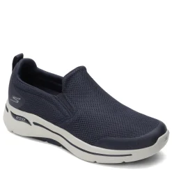Slip-On Shoes*Skechers Men's , GOwalk Arch Fit - Togpath Slip-On - Wide Width Navy Grey