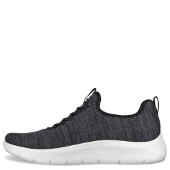 Walking*Skechers Men's , GOwalk Flex Sneaker - Wide Width Black / White