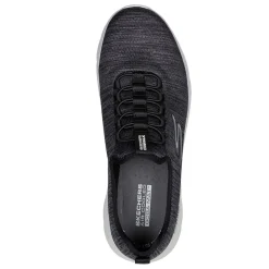 Walking*Skechers Men's , GOwalk Flex Sneaker - Wide Width Black / White