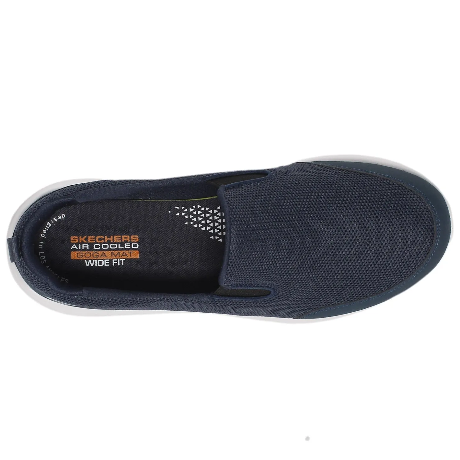 Slip-On Shoes*Skechers Men's GOwalk Max - Clinched Slip-On - Wide Width Navy