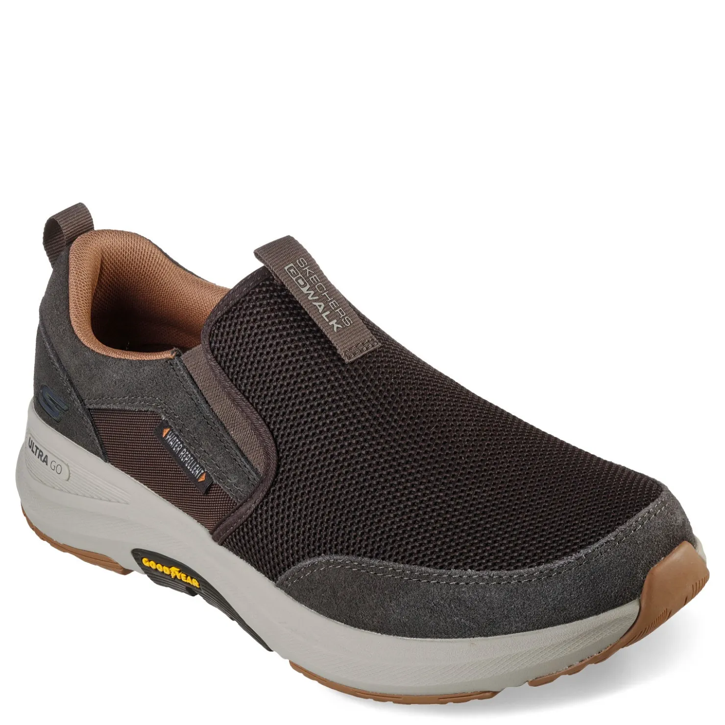 Slip-On Shoes*Skechers Men's , GOwalk Outdoor - Andes Walking Shoe - Wide Width Brown
