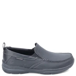 Slip-On Shoes*Skechers Men's , Harper Forde Slip on Shoe Extra Wide Width Black