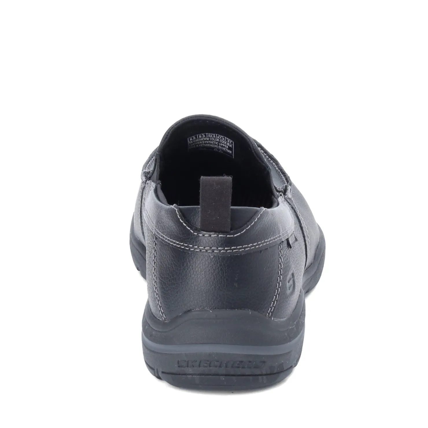 Slip-On Shoes*Skechers Men's , Harper Forde Slip on Shoe Extra Wide Width Black