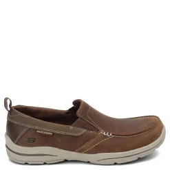 Slip-On Shoes*Skechers Men's , Harper Forde Slip on Shoe Extra Wide Width Desert