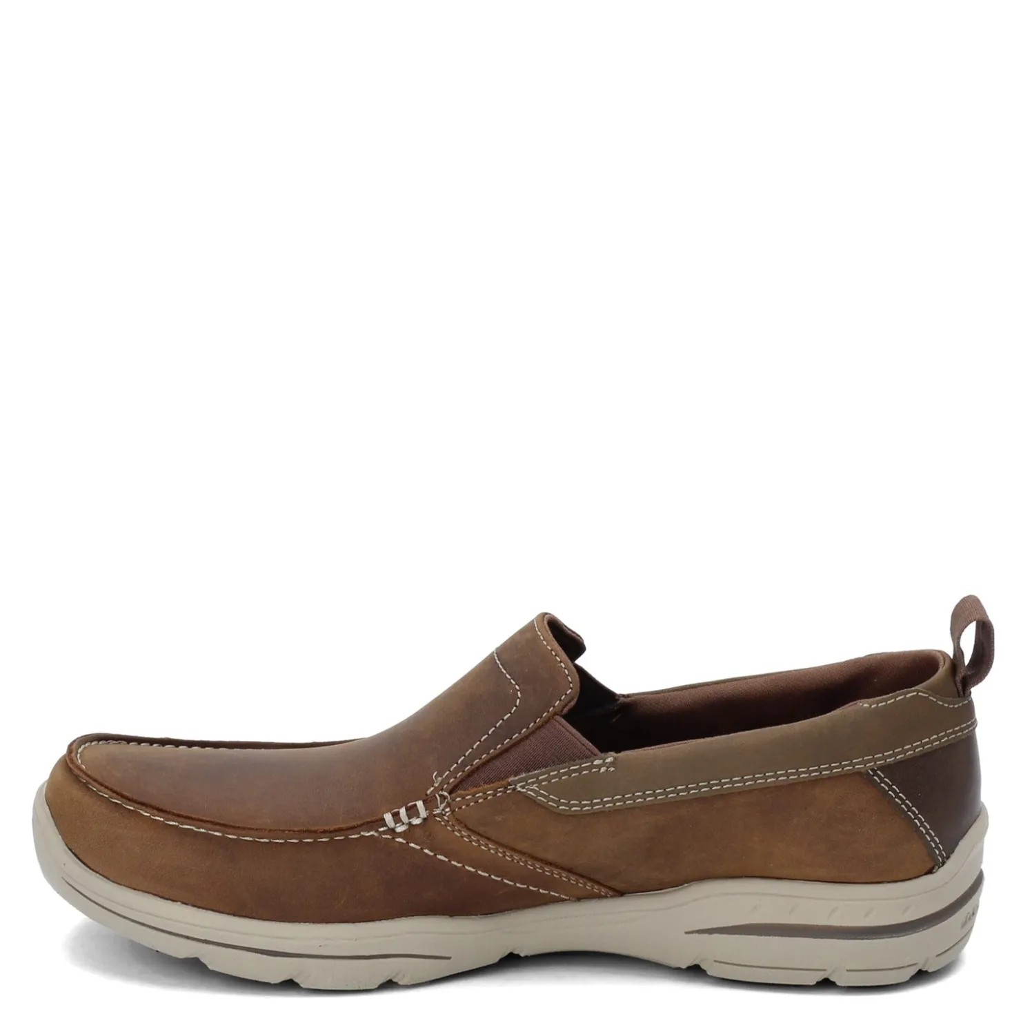 Slip-On Shoes*Skechers Men's , Harper Forde Slip on Shoe Extra Wide Width Desert