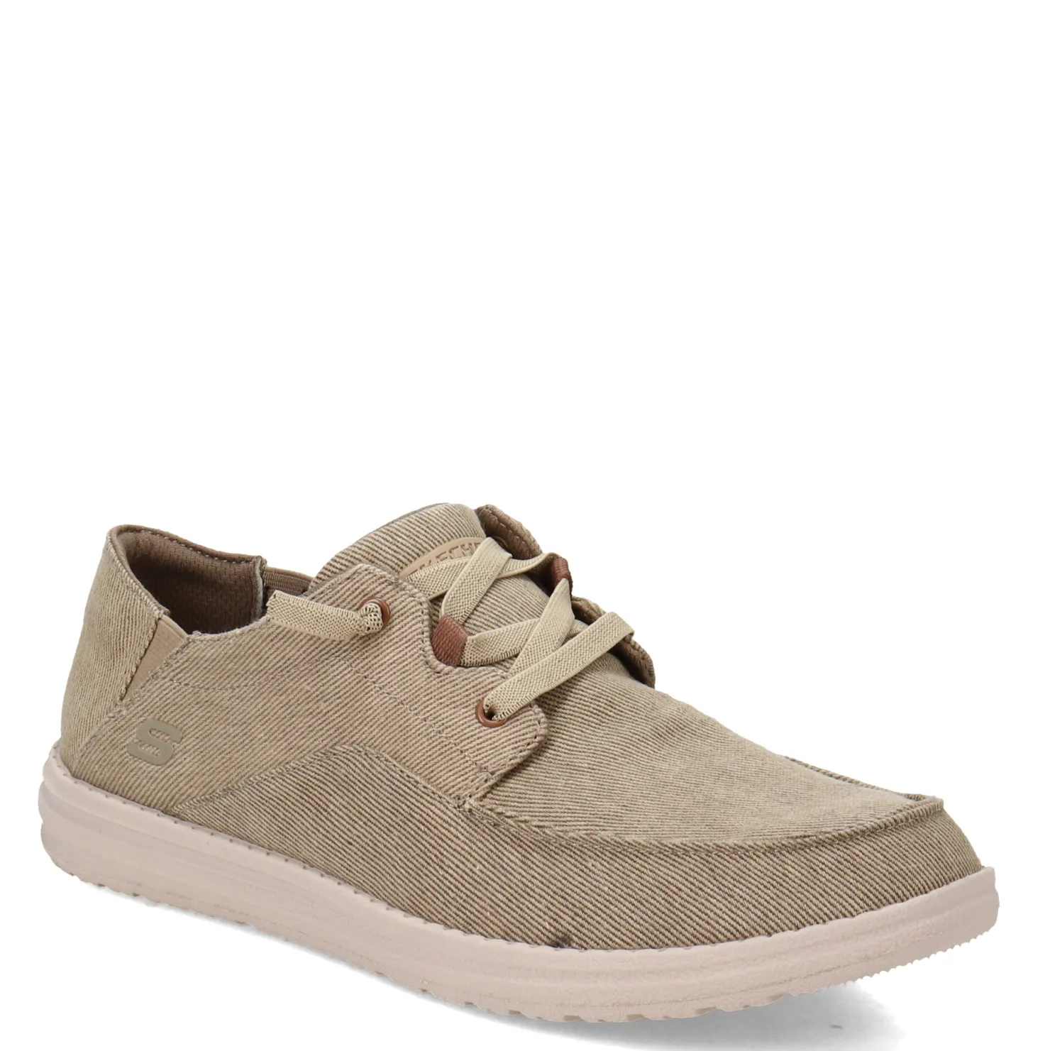 Slip-On Shoes*Skechers Men's , Melson - Volgo Slip-On - Wide Width Tan