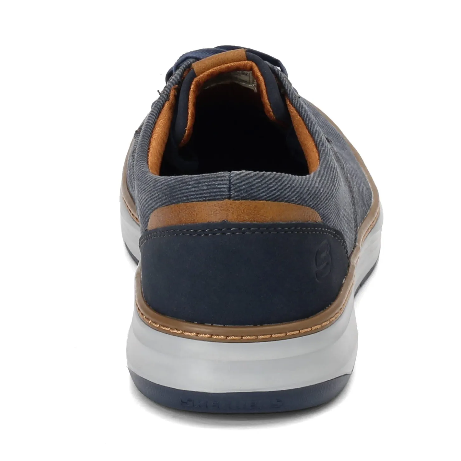 Fashion & Street*Skechers Men's , Moreno - Ederson Sneaker - Wide Width Navy