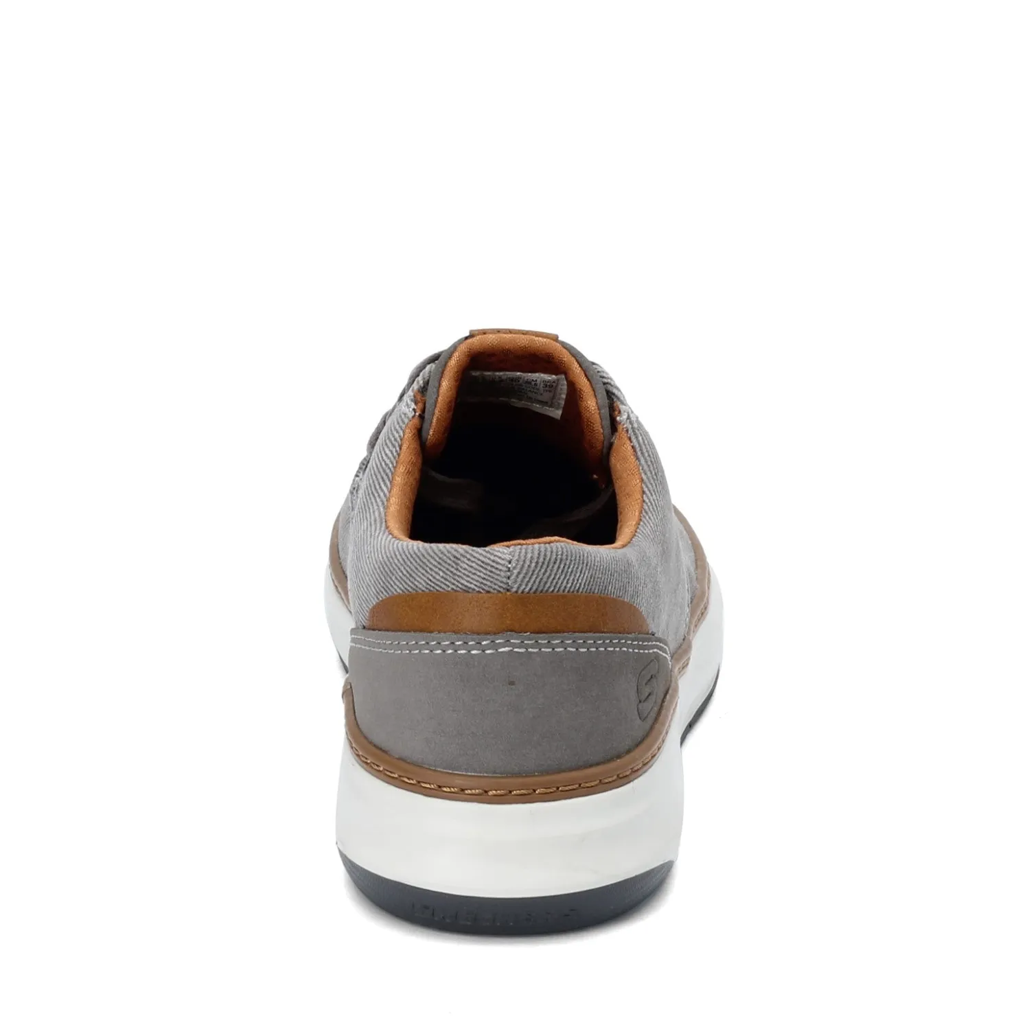 Oxfords*Skechers Men's , Moreno - Ederson - Wide Width Taupe