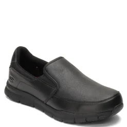 Slip-On Shoes*Skechers Work Men's Skechers, Nampa - Groton SR Work Shoe Black