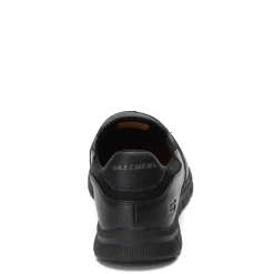 Slip-On Shoes*Skechers Work Men's Skechers, Nampa - Groton SR Work Shoe - Wide Width Black