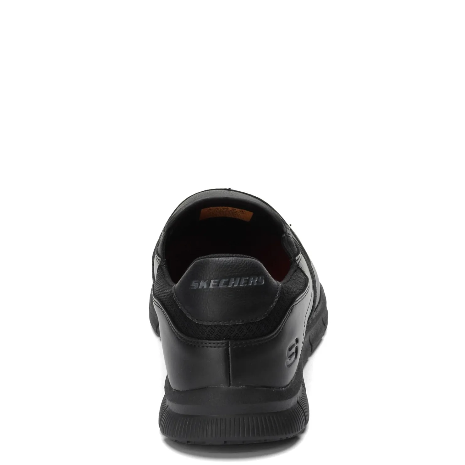 Slip-On Shoes*Skechers Work Men's Skechers, Nampa - Groton SR Work Shoe - Wide Width Black