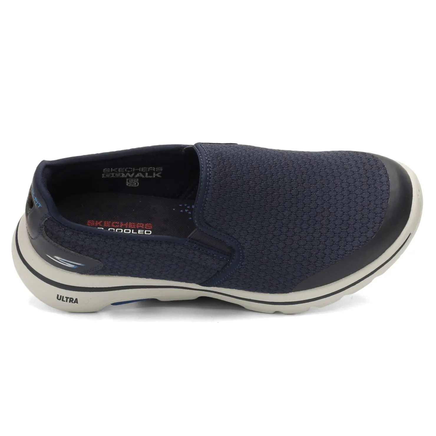 Slip-On Shoes*Skechers Men's Performance, GOwalk 5 Apprize Slip-On - Wide Width Navy