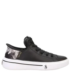 Sneakers & Athletics*Skechers Men's , Premium Leather Slip-ins: Snoop One - OG Sneaker Black Leather