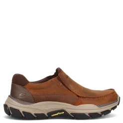 Slip-On Shoes*Skechers Men's , Relaxed Fit: Respected - Catel Slip-On Dark Brown
