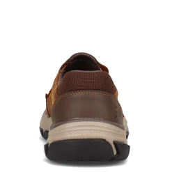 Slip-On Shoes*Skechers Men's , Relaxed Fit: Respected - Catel Slip-On Dark Brown