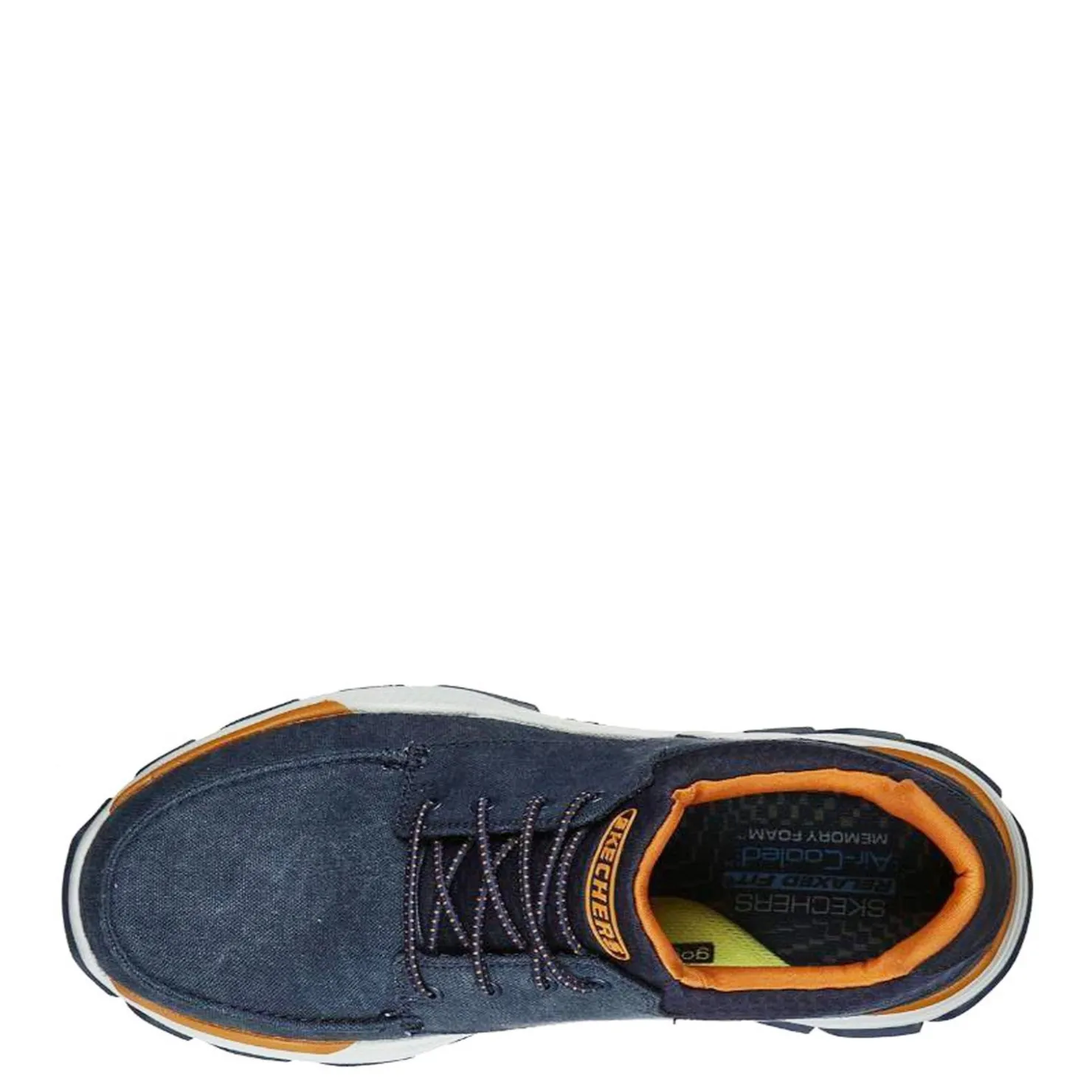Slip-On Shoes*Skechers Men's , Relaxed Fit: Respected - Loleto Shoe - Wide Width Navy