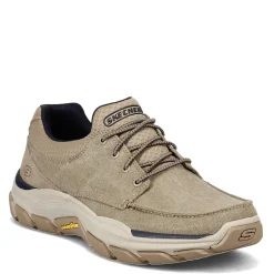 Fashion & Street*Skechers Men's , Relaxed Fit: Respected - Loleto Shoe - Wide Width Taupe