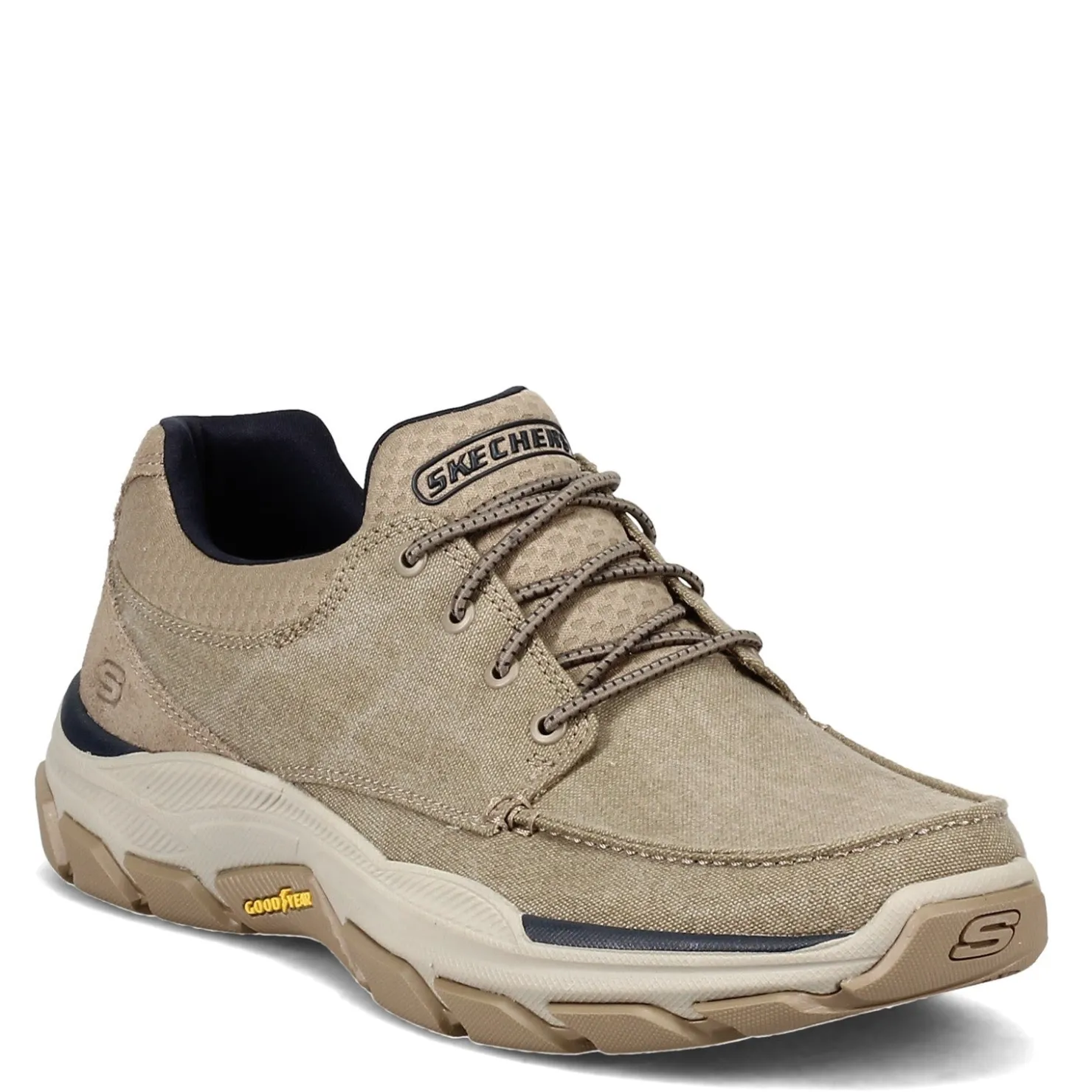 Fashion & Street*Skechers Men's , Relaxed Fit: Respected - Loleto Shoe - Wide Width Taupe