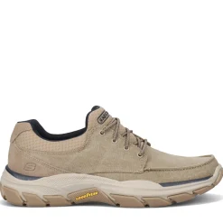 Fashion & Street*Skechers Men's , Relaxed Fit: Respected - Loleto Shoe - Wide Width Taupe