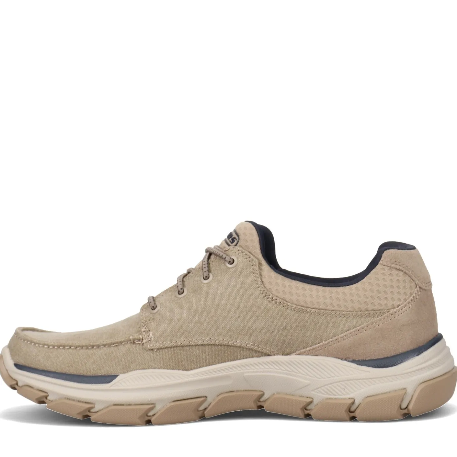 Fashion & Street*Skechers Men's , Relaxed Fit: Respected - Loleto Shoe - Wide Width Taupe