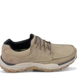 Fashion & Street*Skechers Men's , Relaxed Fit: Respected - Loleto Shoe - Wide Width Taupe