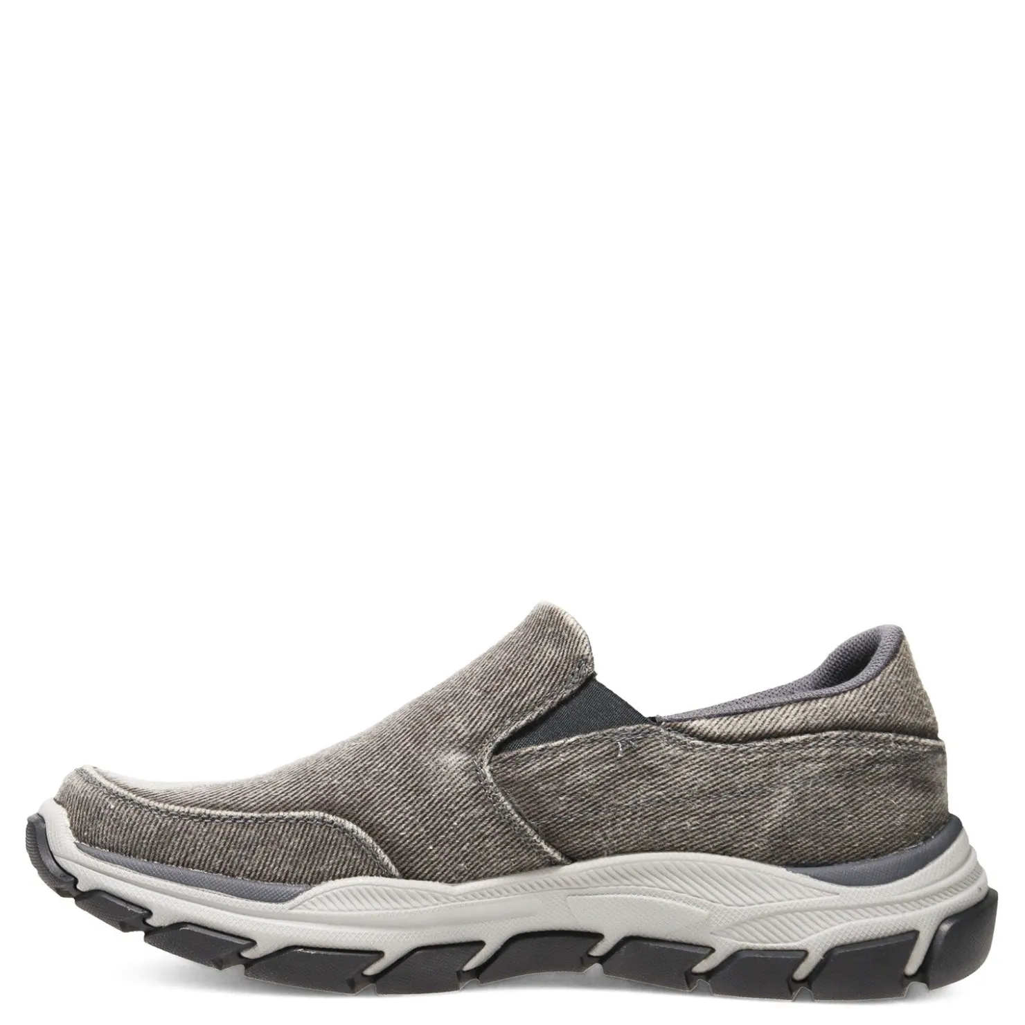 Slip-On Shoes*Skechers Men's , Relaxed Fit: Respected - Fallston Slip-On Charcoal