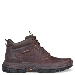 Boots*Skechers Men's , Relaxed Fit: Respected – Boswell Boot Red Brown