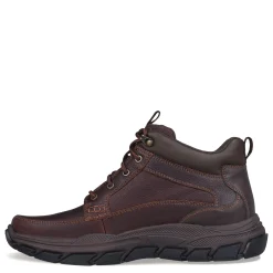 Boots*Skechers Men's , Relaxed Fit: Respected – Boswell Boot Red Brown