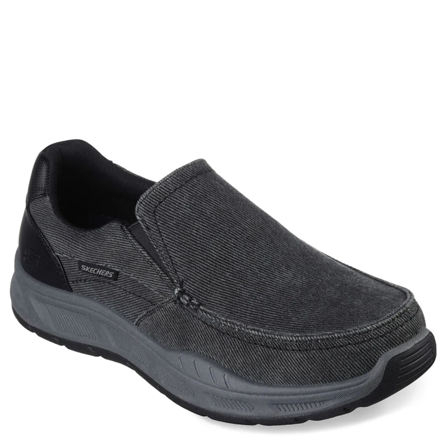 Sneakers & Athletics*Skechers Men's , Relaxed Fit: Cohagen - Vierra Sneaker Black Canvas